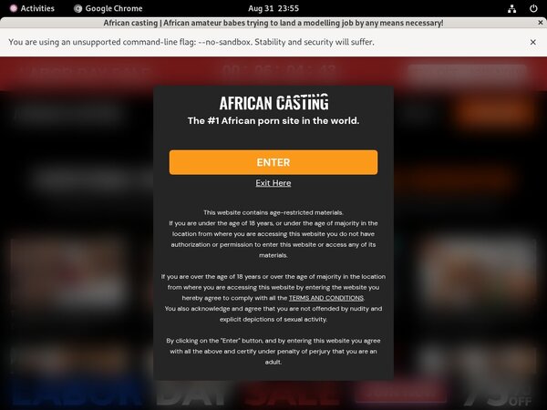 Africancasting Pasword