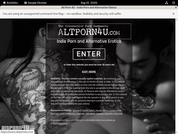 Altporn4u.com Day Trial Membership