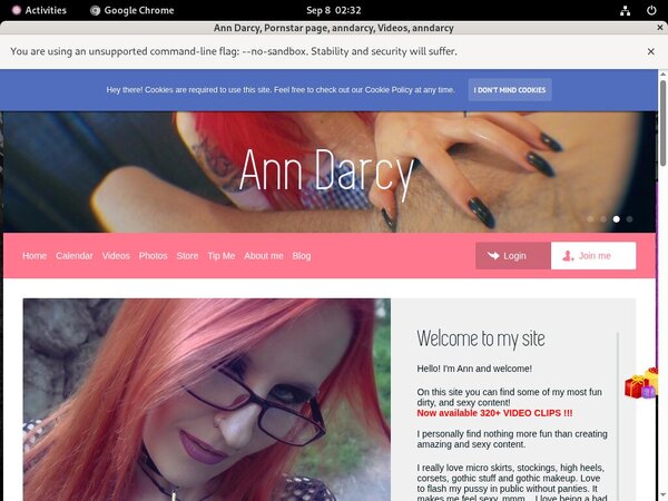 Ann-darcy.com Password Username