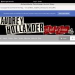 Audrey Hollander Com Logins
