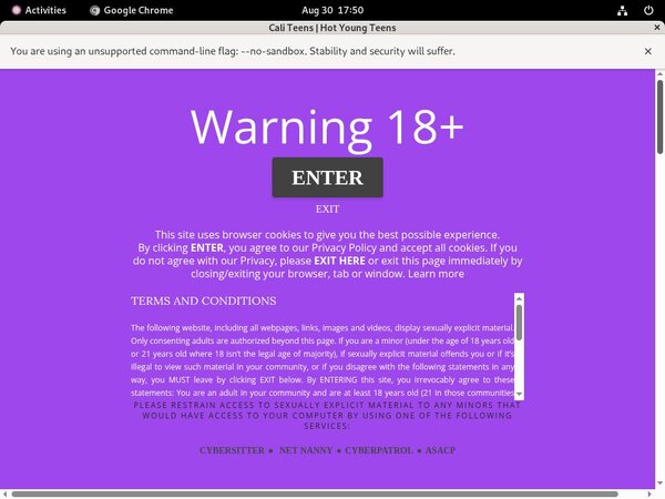 Caliteens.com Premium Acc