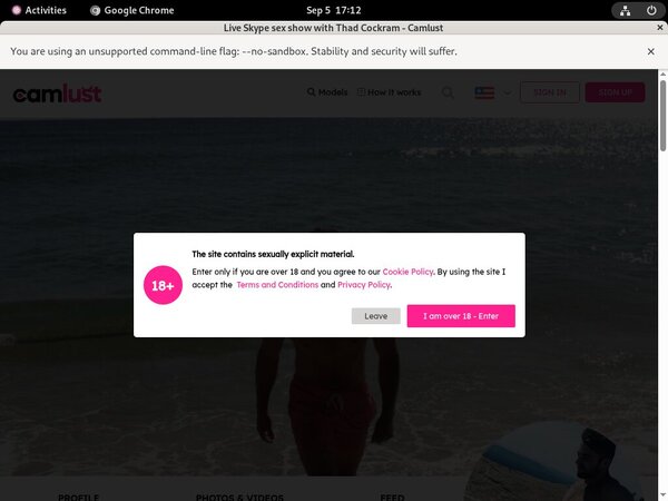 Camlust.com 1 Day Trial