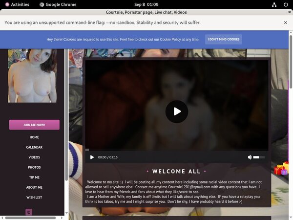 Courtnie Working Account