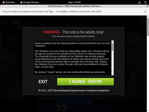Create Povpornstars.com Account