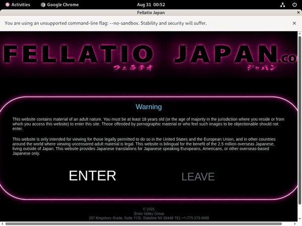 Fellatiojapan.com Pay Using