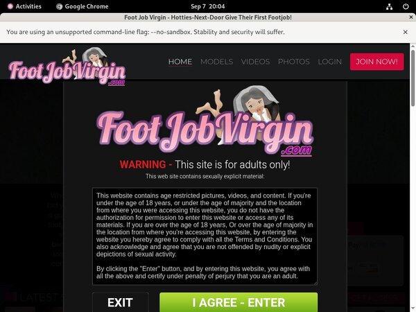 Footjobvirgin Discount Price