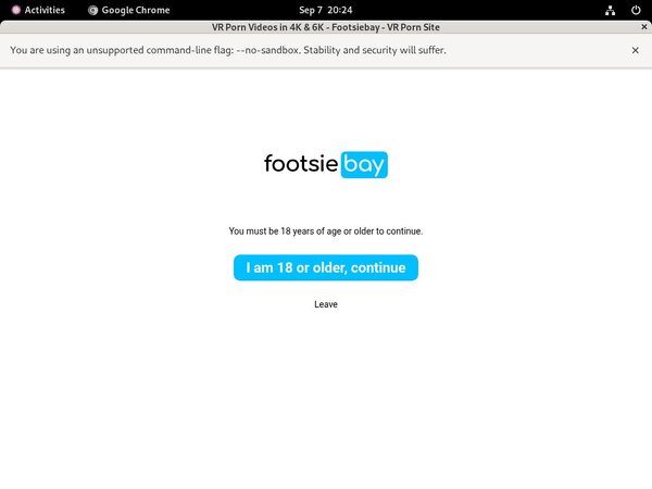 Footsiebay.com Full Video
