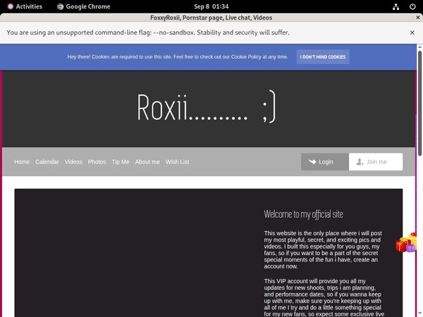 FoxxyRoxii Network Login FoxxyRoxii Network Login