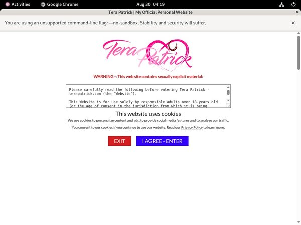 Free Tera Patrick Coupon