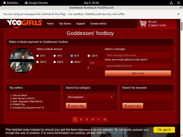 Goddesses Footboy Discount Porno