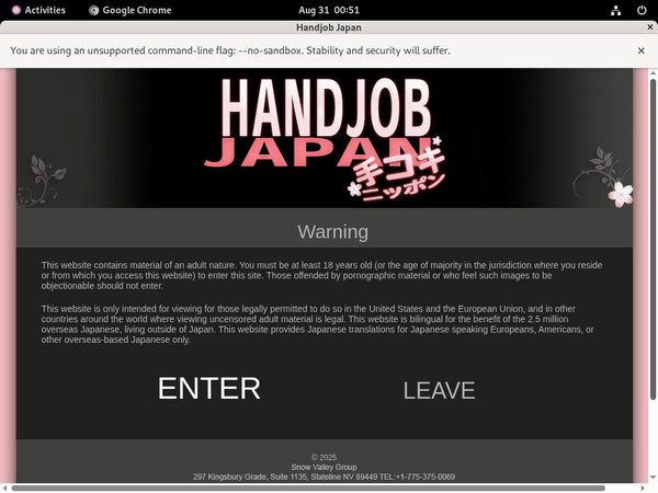 Handjobjapan.com Website