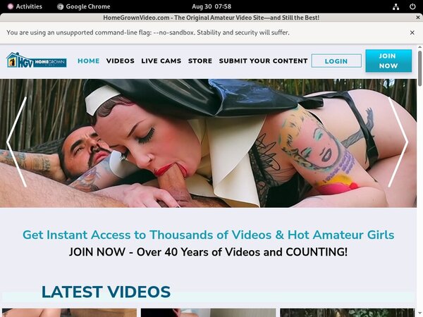 Homegrown Video Free Trial Join