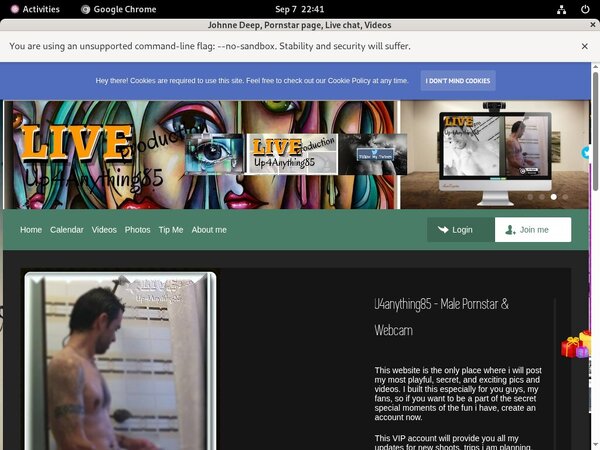 JohnneDeep Membership Account