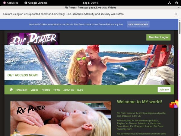 Join Ric Porter Paypal