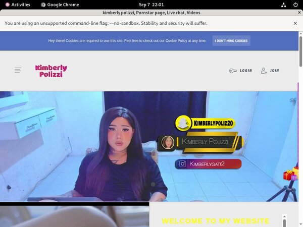 Kimberlypolizzi.com Register Form