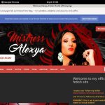 Mistress Alexya Free Acount