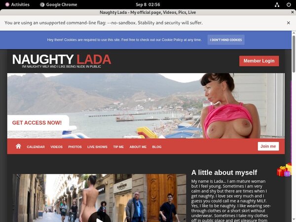 Naughty-lada.com Checkout Page