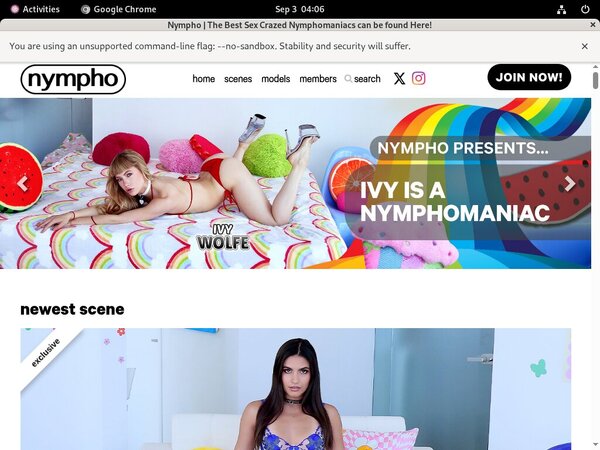 Nympho Valid Account