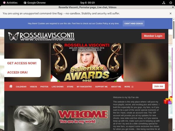 Rossella Visconti Account Information