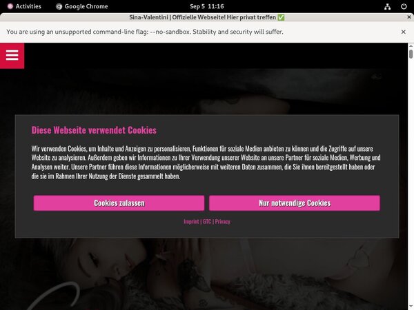 Sina-valentini.de Discount Signup