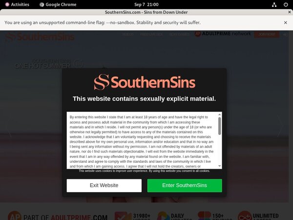 Southern Sins Real Accounts