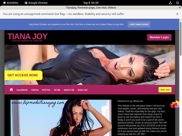 Tianajoy.modelcentro.com Free Trial Link