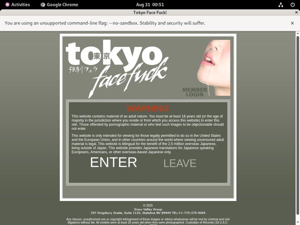 Tokyo Face Fuck Coupons