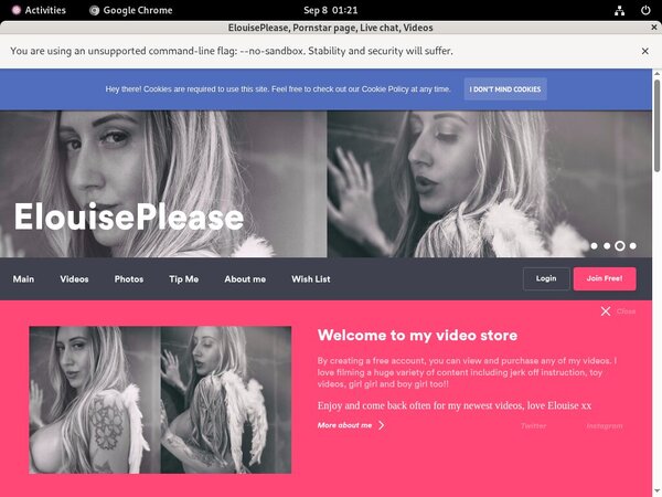 Trial Membership For ElouisePlease
