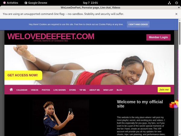 WeLoveDeeFeet With Free Trial
