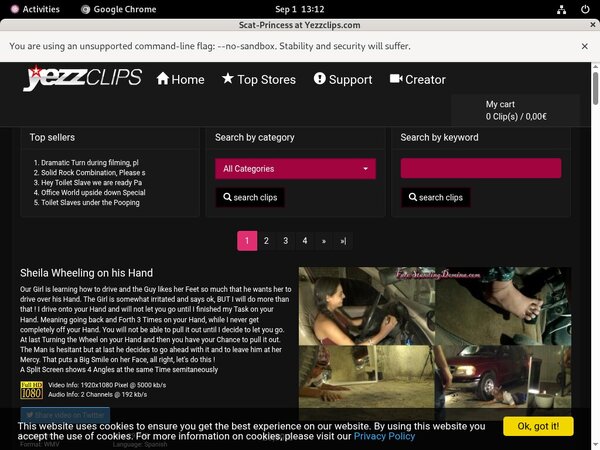 Yezzclips.com Search